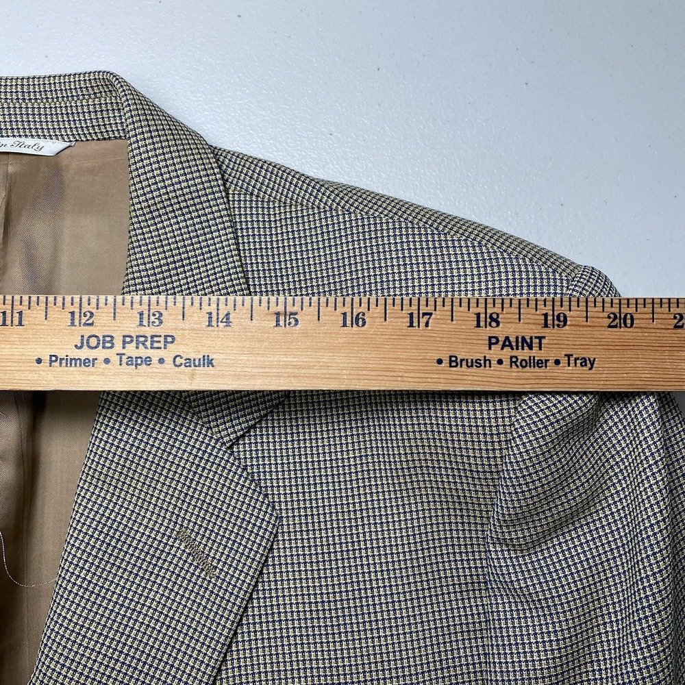 Canali Blazer Sport Coat (44R) 2B0V Textured Micro Check Quiet Luxury Old Money - Picture 7 of 15